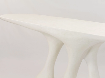 MARSALA - Plaster console table by JOSÉ LEITE DE CASTRO - view 3